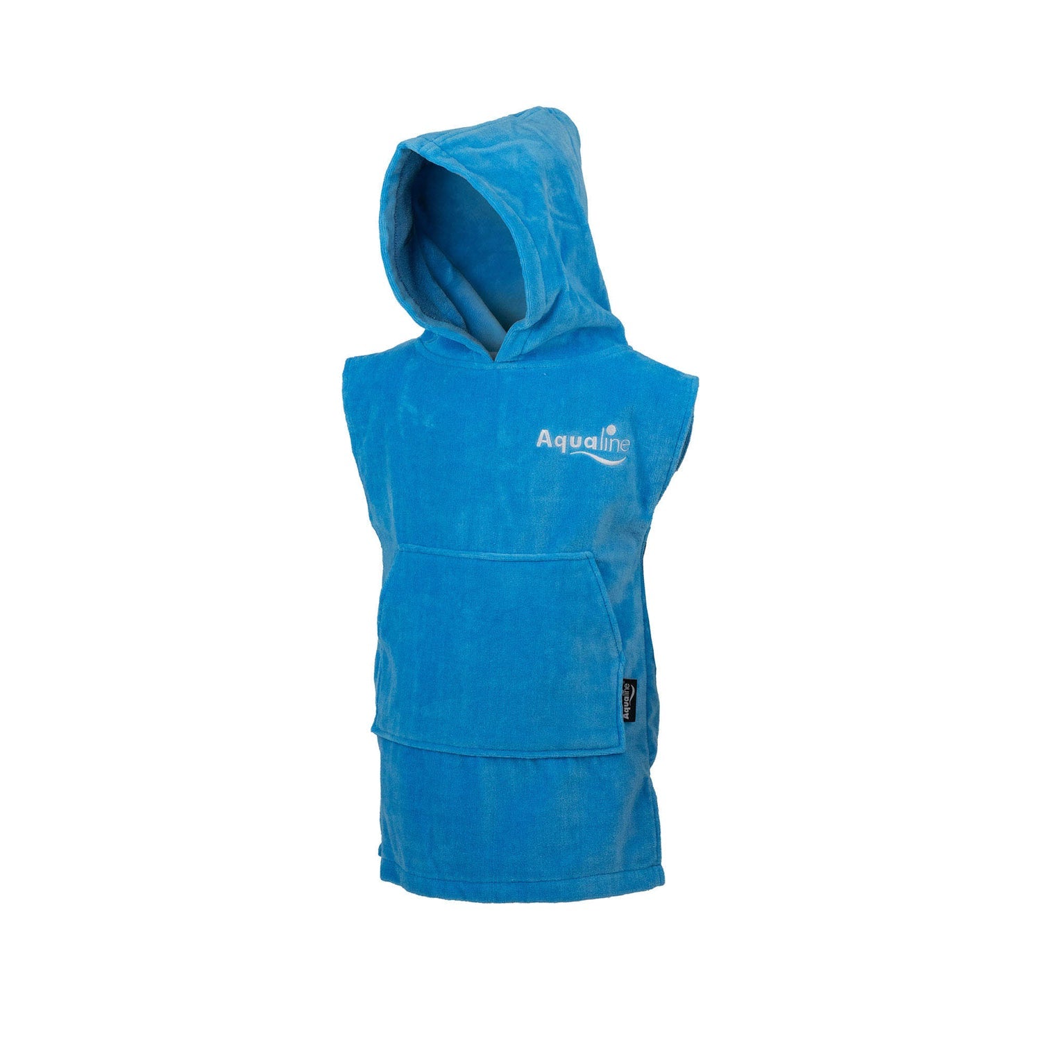 Toddlers Hooded Towel Poncho - Aqualine AU