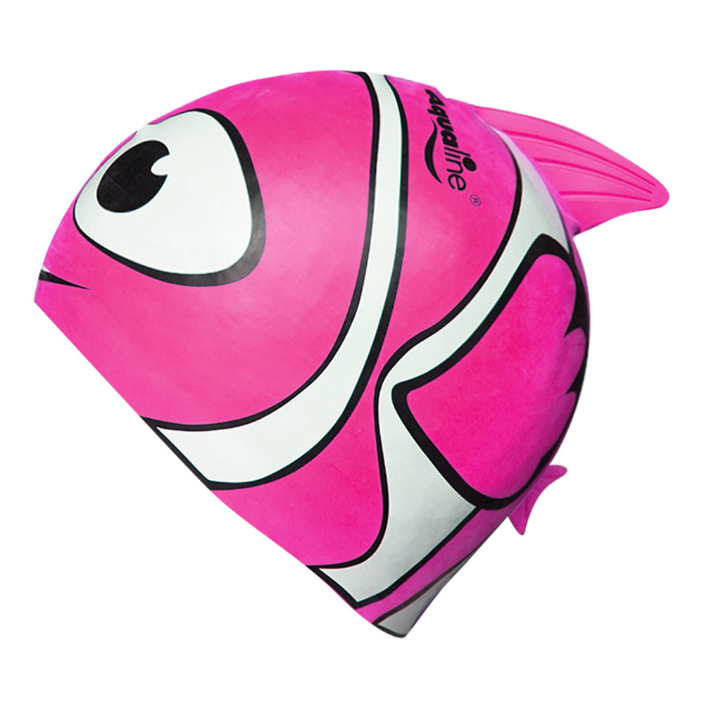 Fish Silicone Kids Swim Cap | Junior Fit | Fun & Comfy | Aqualine AU